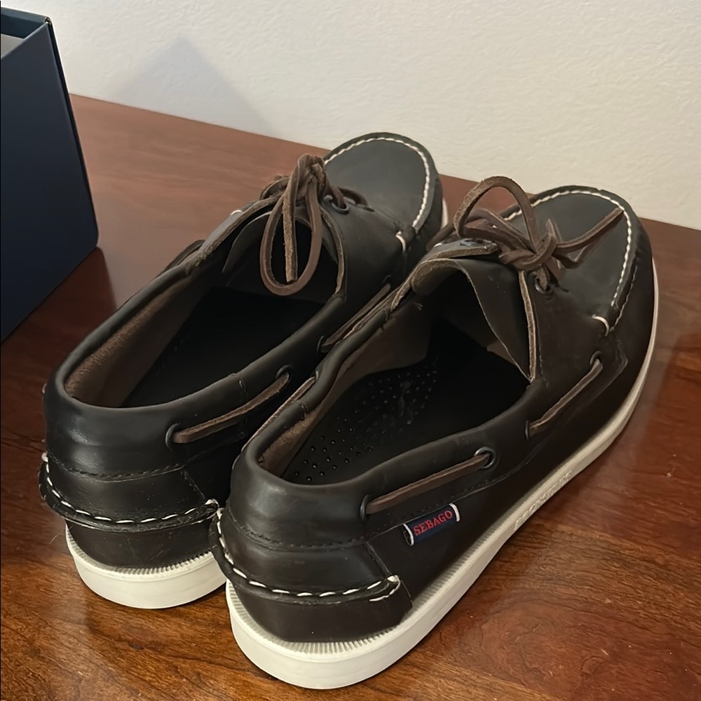 Men’s Docksides Sebago Brown Boat Shoes size 10.5R